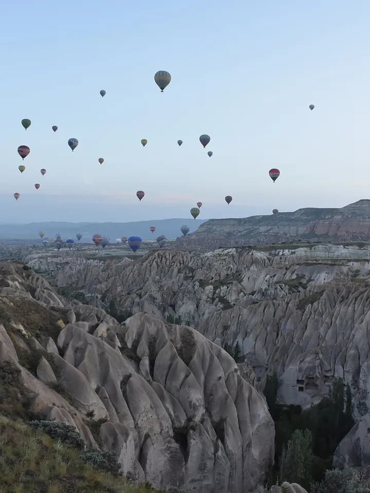 Kapadokya manzarası