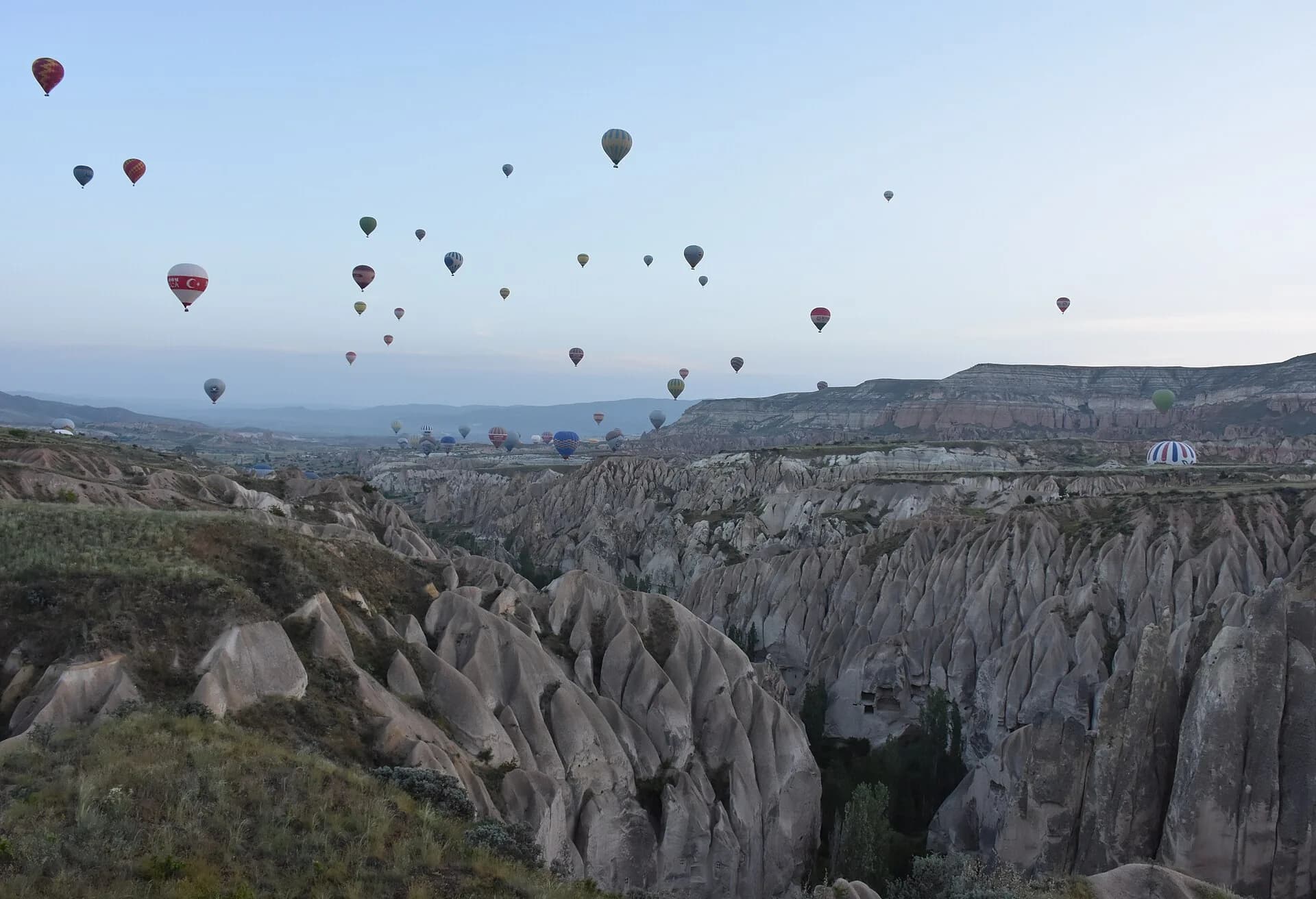 Kapadokya manzarası