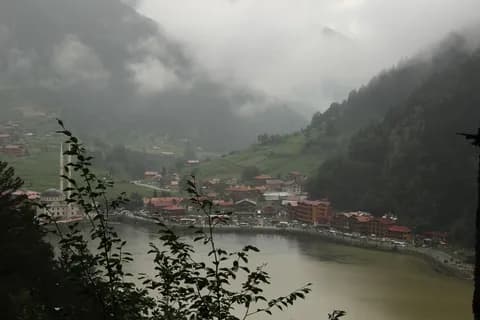 Uzungöl manzarası